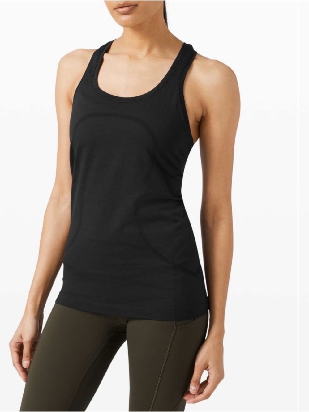 Lululemon swiftly tech Racerback tank 
 2.0 black size 8